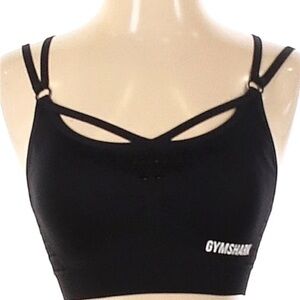 Gymshark Black Strappy Sports Bra